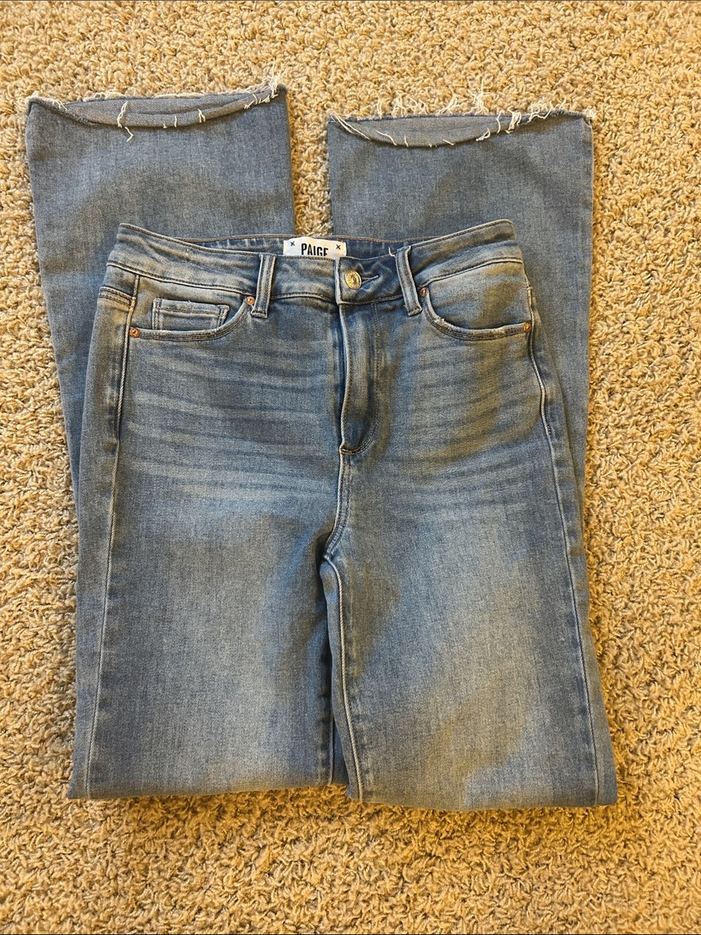 PAIGE Light Blue Flare Jeans SZ 27